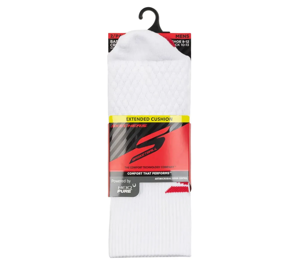 Skechers 2 Pack Performance Basketball Crew Socks 81374572