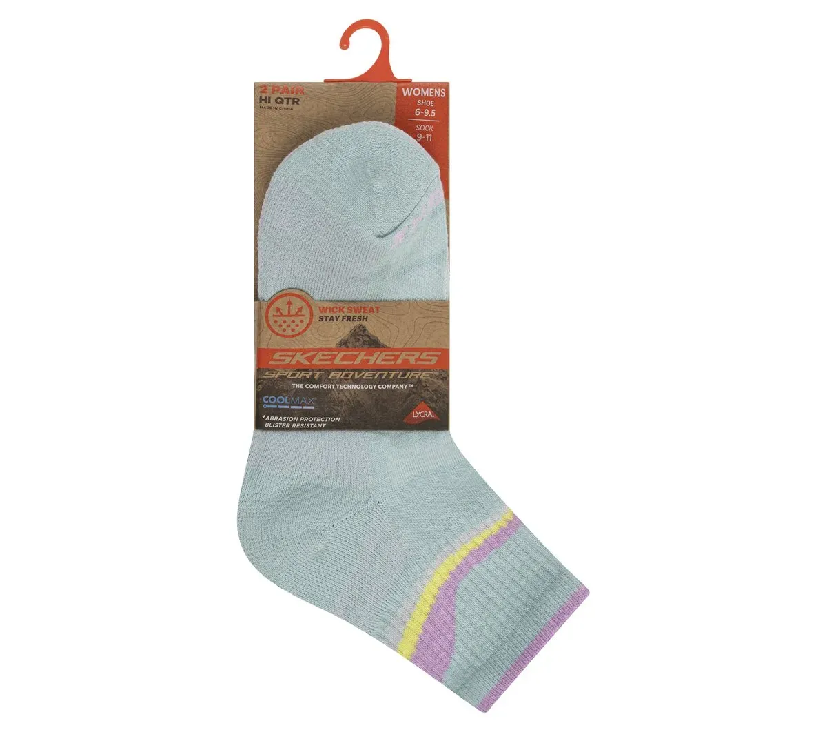 Skechers 2 Pack Women's Trail Quarter Socks 91452868