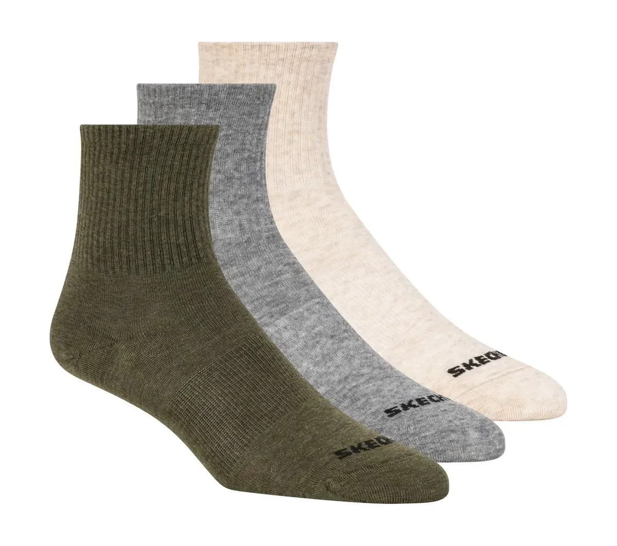 Skechers 3 Pack Boys' Crew Cotton Socks 11758656