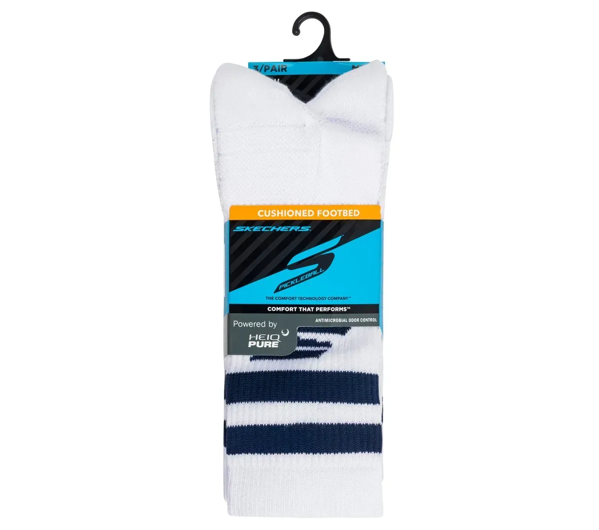 Skechers 3 Pack Men's Performance Pickleball Crew Socks 68633953