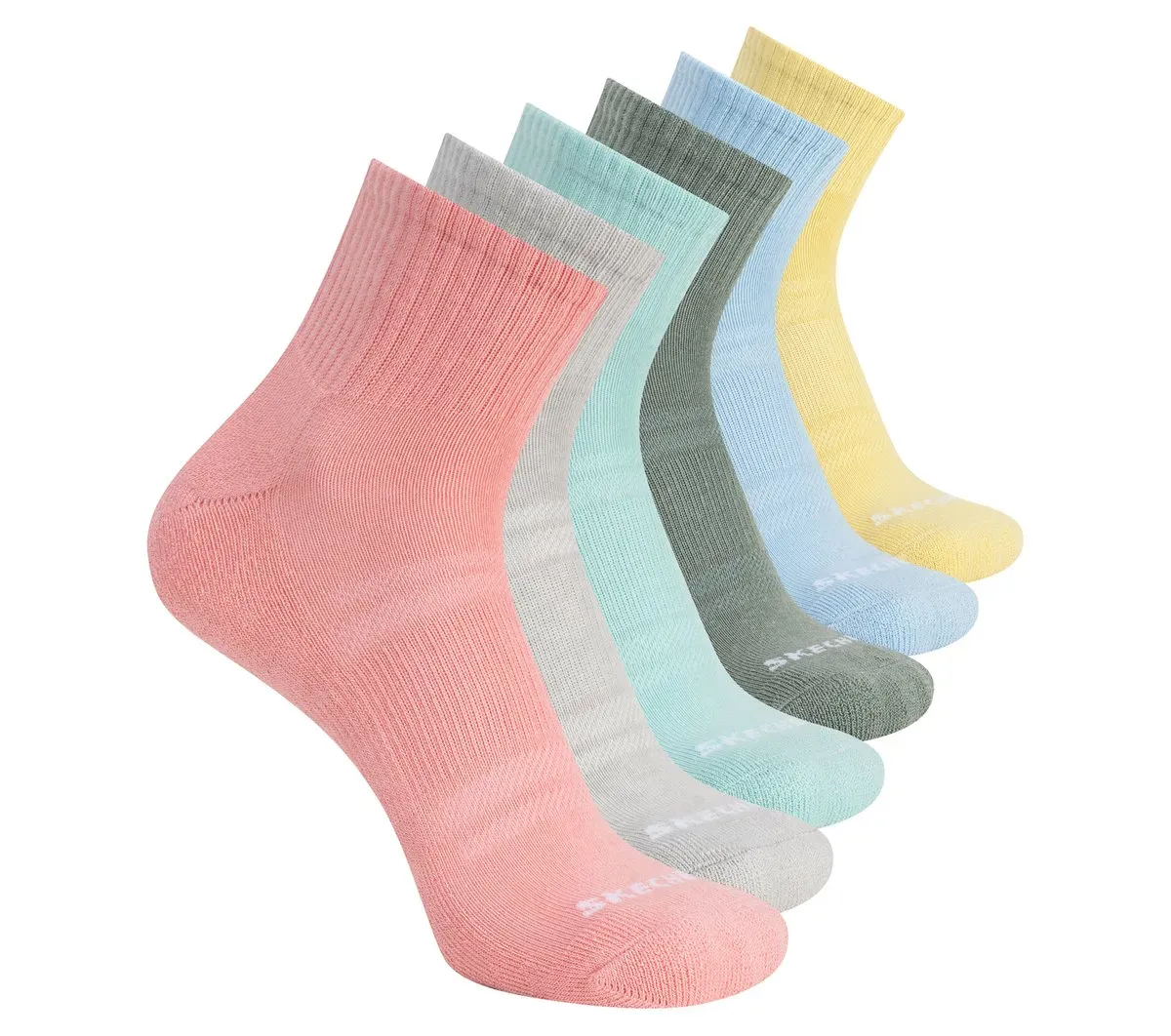Skechers 6 Pack Core Quarter Large Socks 69534745 Skechers 6 Pack Core Quarter Large Socks 69534745
