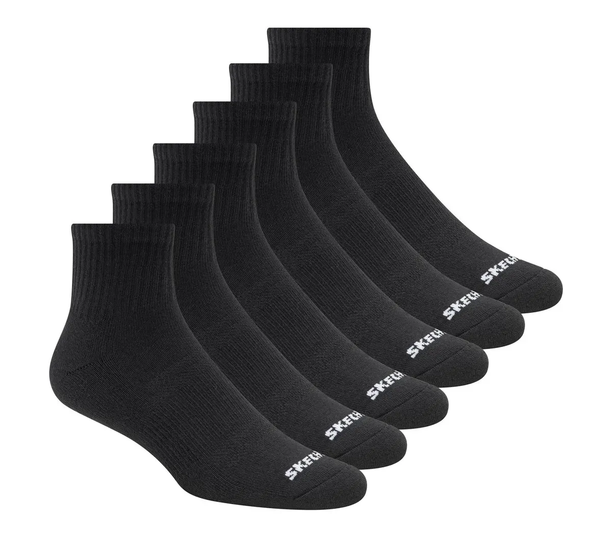 Skechers 6 Pack Core Quarter Large Socks 96556365