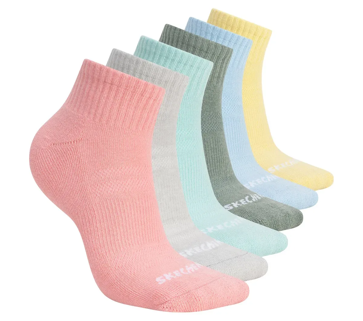 Skechers 6 Pack Core Quarter Medium Socks 57455397