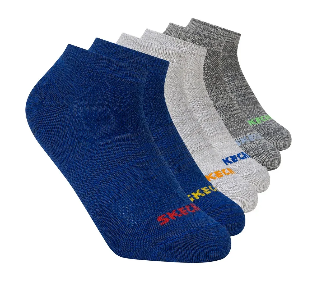 Skechers 6 Pack Low Cut Non Terry Socks 37239762