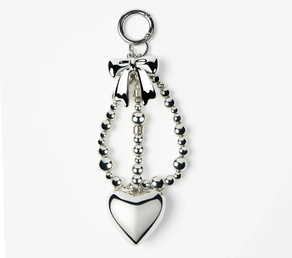Skechers Bag Charm - Silver Heart 94226672 Skechers Bag Charm – Silver Heart 94226672