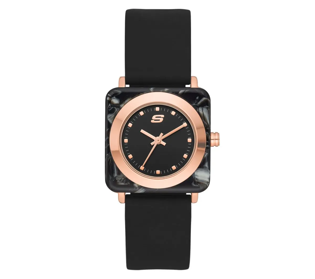 Skechers Calabar Black Pearl Square Watch 66425632 Skechers Calabar Black Pearl Square Watch 66425632