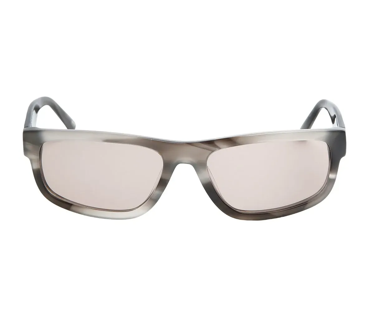 Skechers Elevated Rectangle Shiny Horn Sunglasses 74976389