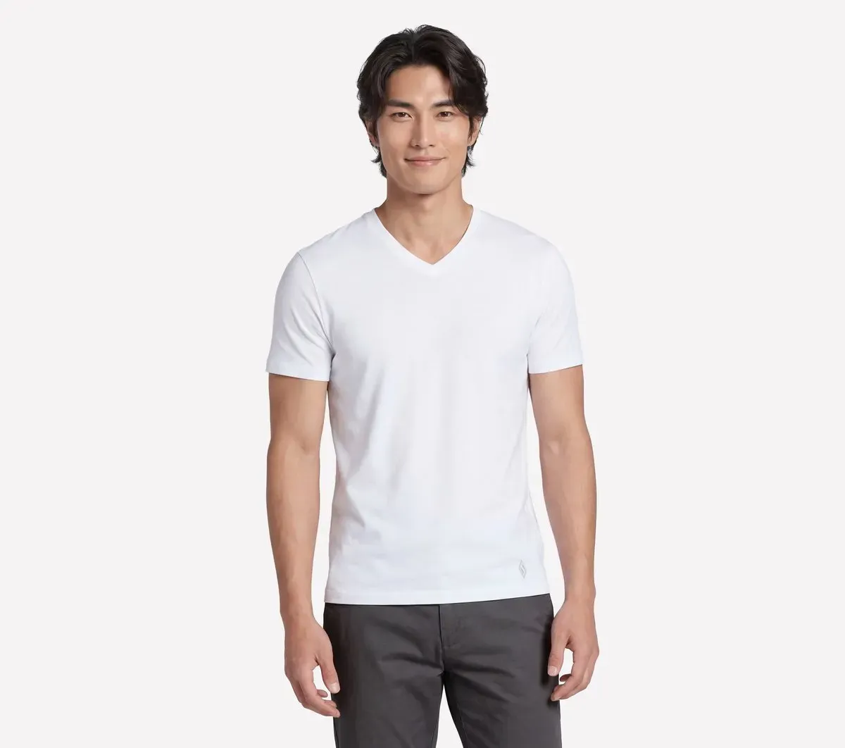 Skechers GO DRI Pima Short Sleeve V-Neck 46399747