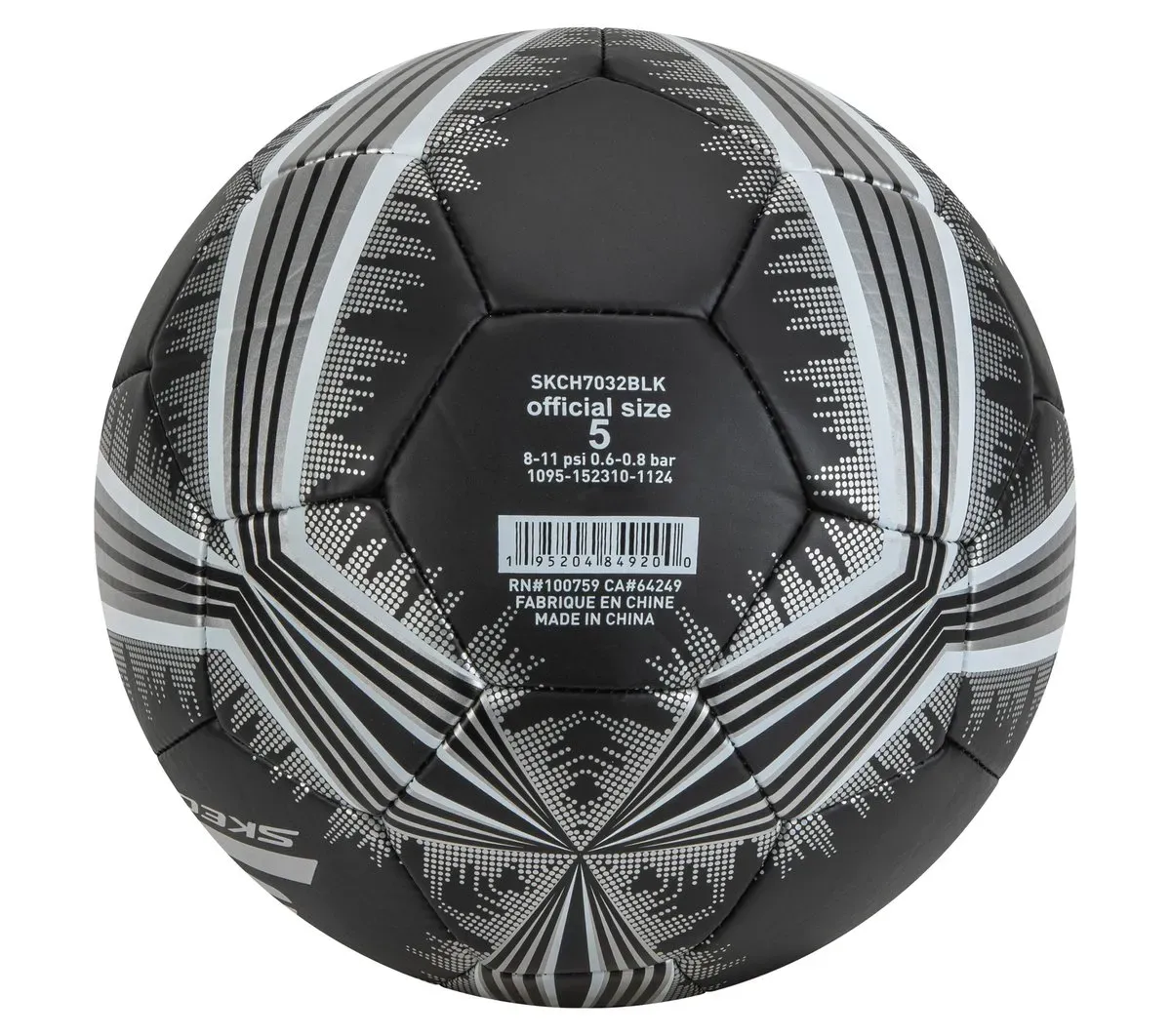 Skechers Hex Metallic Mini Stripe Size 5 Soccer Ball 44713285