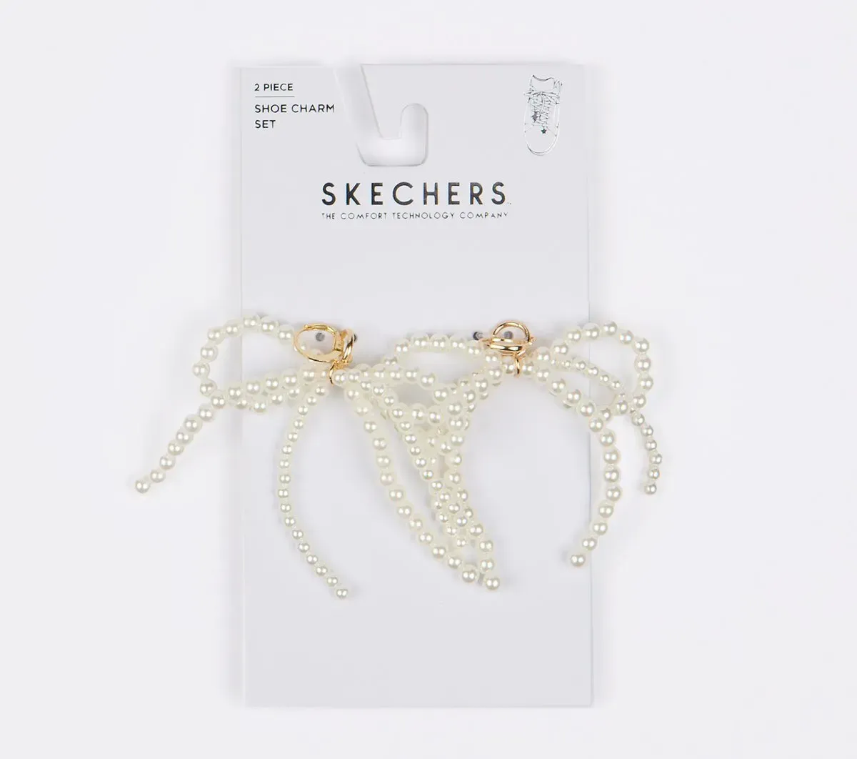 Skechers Shoelaces With Charm Set – Pearl Bow 23498725