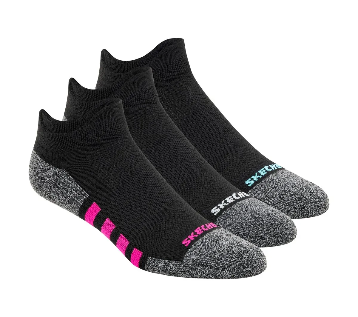 Skechers Work: Lowcut Heel Tab Socks – 3 Pack 36744842