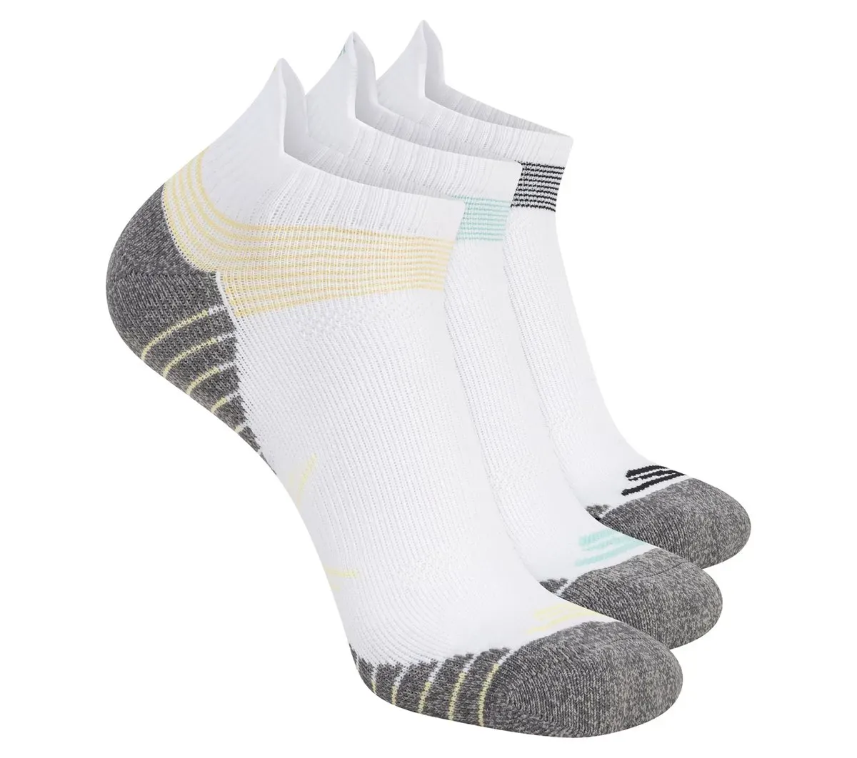 Skechers 3 Pack Men's Lowcut Stripe Tab Socks 73935815
