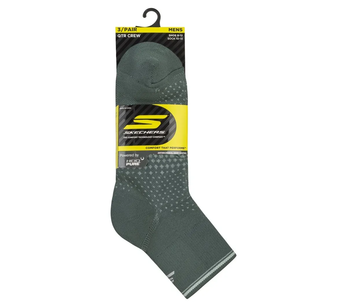 Skechers 3 Pack Men's Performance Running Quarter Socks 74993757