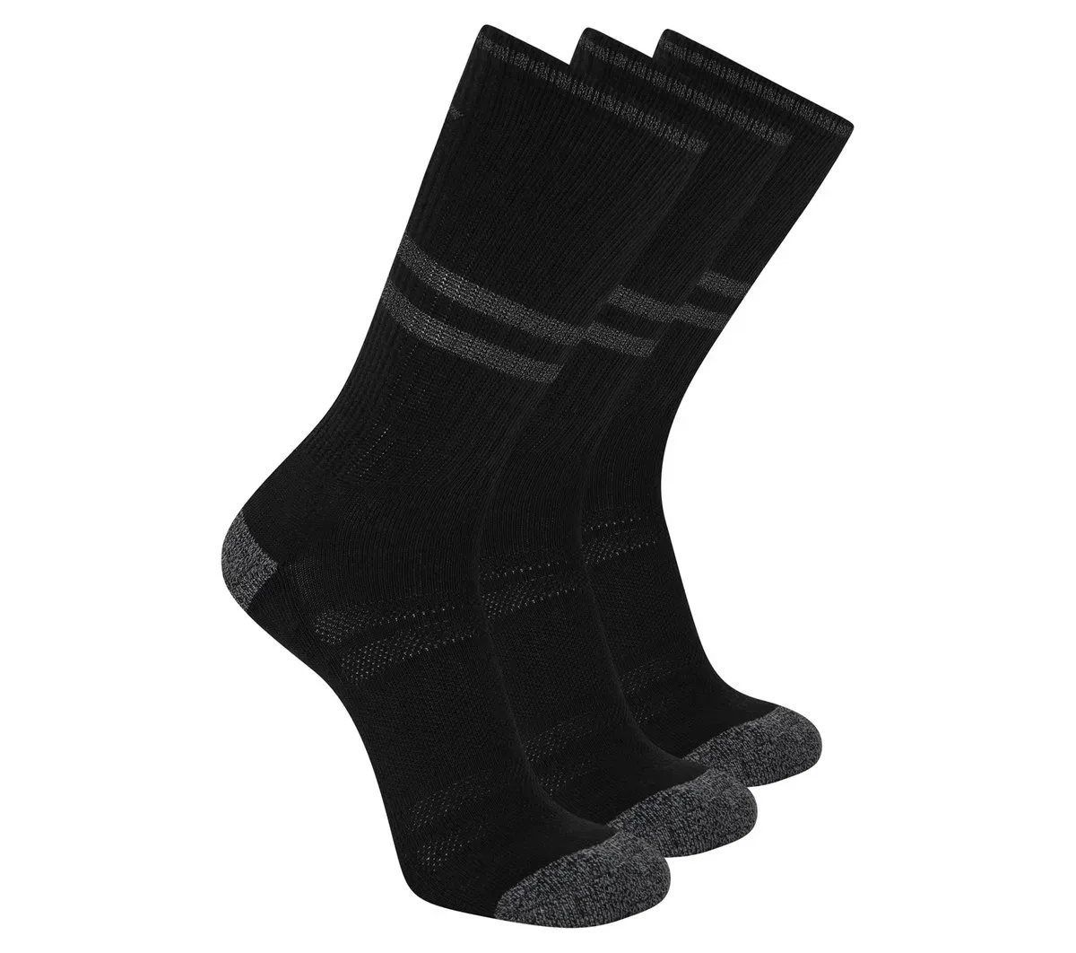 Skechers 3 Pack Men's Reflective Performance Crew Socks 12444189