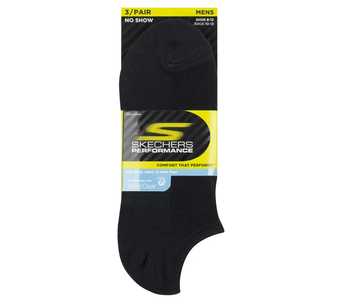 Skechers 3 Pack No Show Stretch Socks 96938747