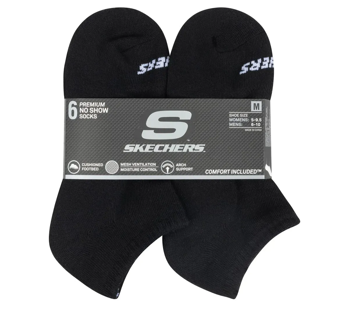 Skechers 6 Pack Core Low Cut Medium Socks 66651384