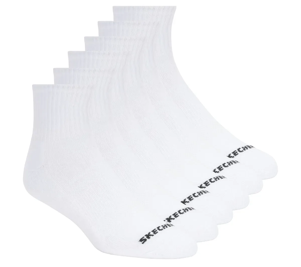 Skechers 6 Pack Core Quarter Large Socks 57535594