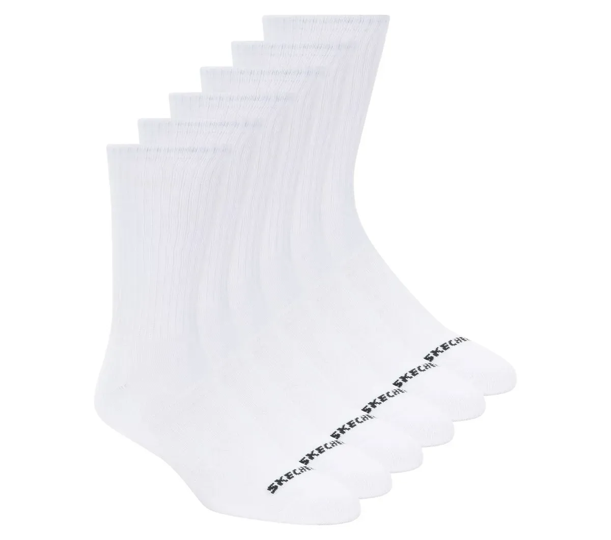 Skechers 6 Pack Large Core Crew Socks 31235327