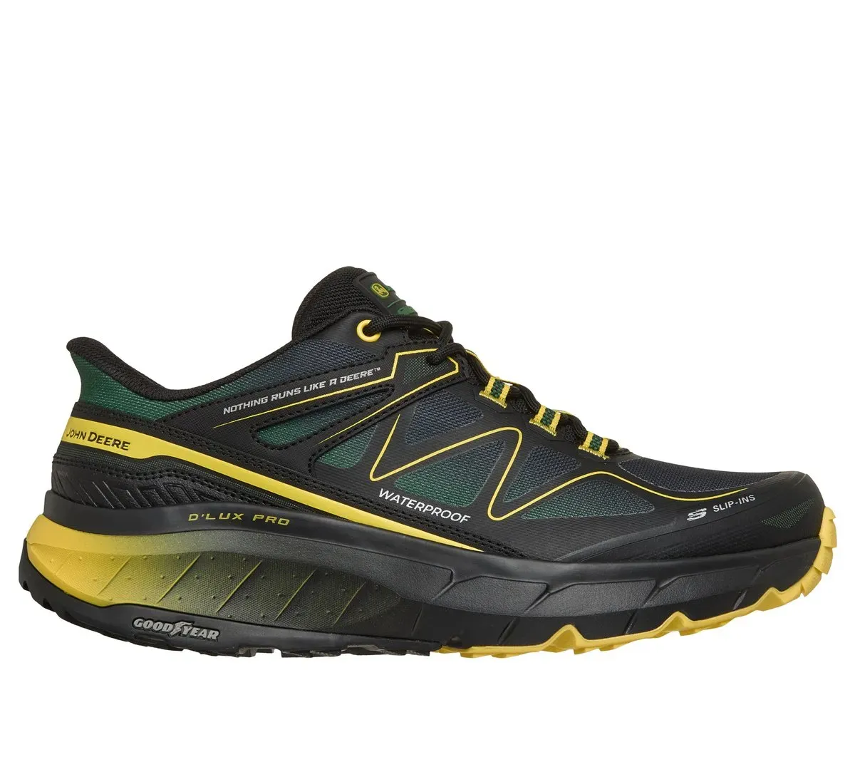 Skechers Slip-ins John Deere Waterproof Relaxed Fit: D'Lux Pro – Reel Cutting 78991818