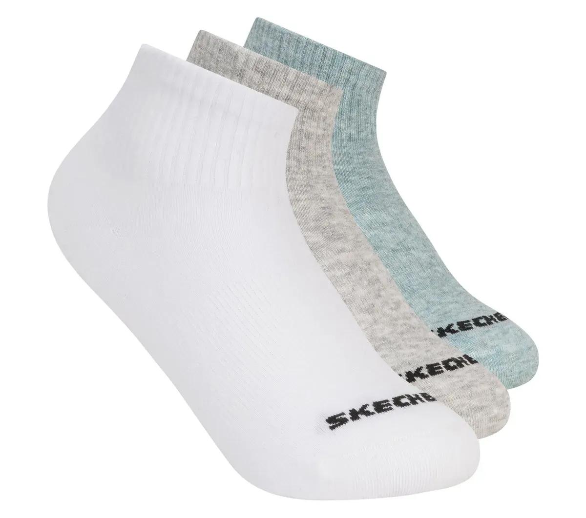 Skechers 3 Pack Boys' Quarter Crew Cotton Socks 39795493