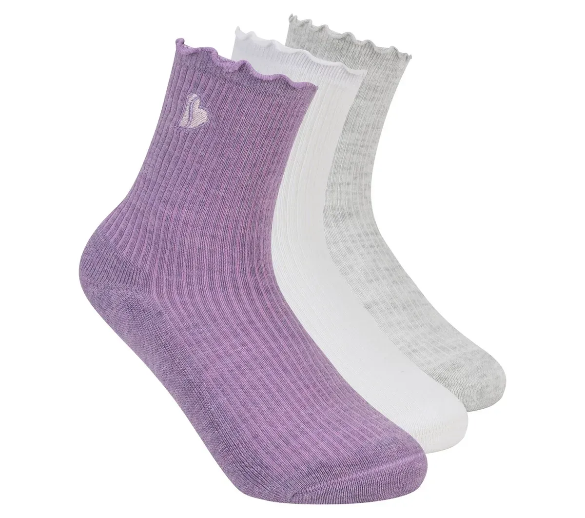 Skechers 3 Pack Kids Ankle Lettuce Socks 28825475