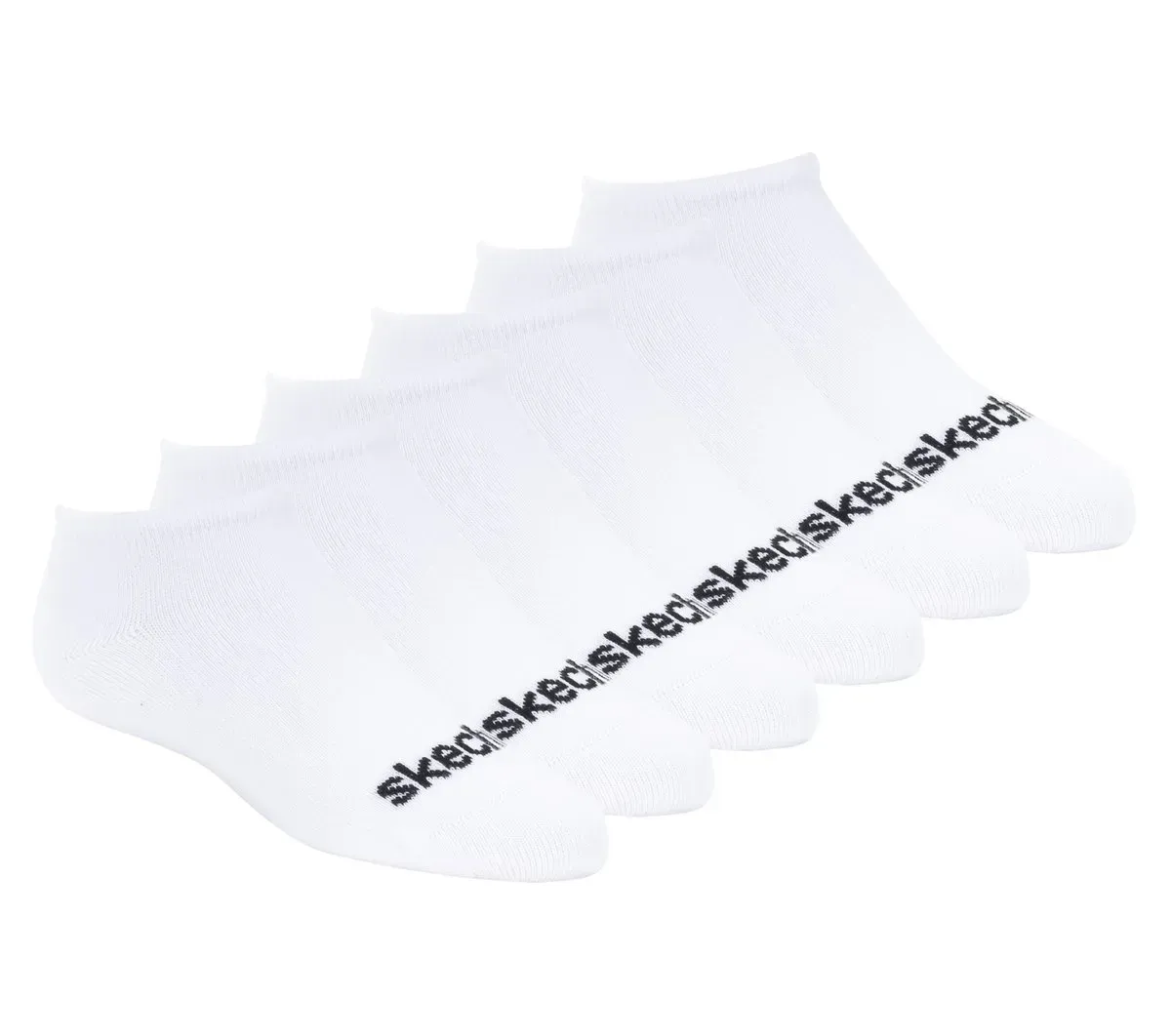 Skechers 6 Pack No Show Cotton Socks 49943311