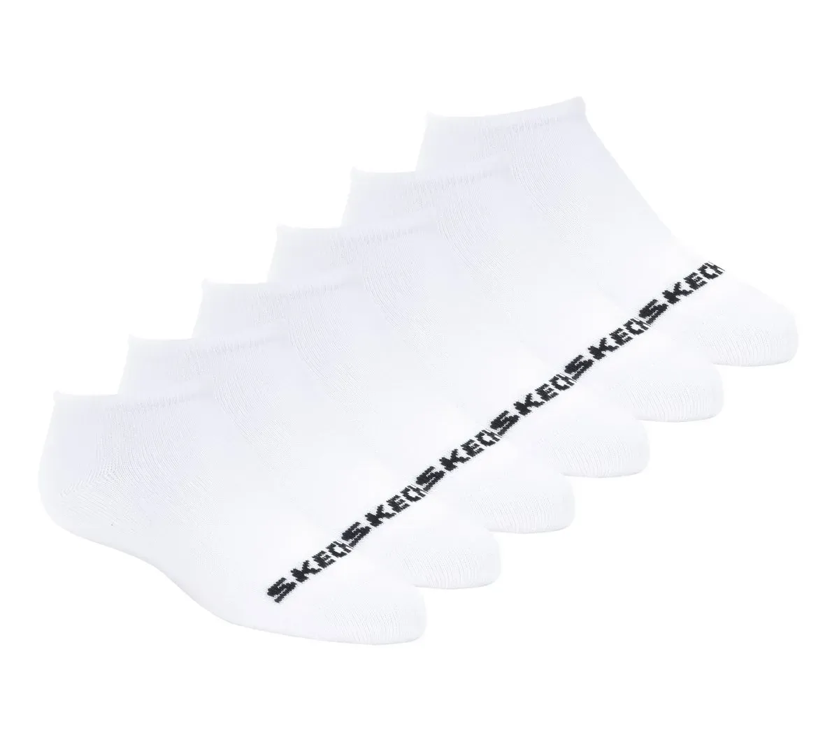 Skechers Cotton No-Show Socks – 6 Pack 54253365