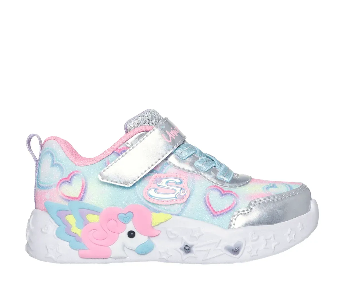 Skechers S-Lights: Unicorn Charmer – Lil Heart Sparkles 58546278