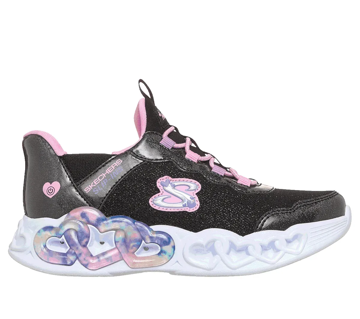 Skechers Slip-ins: Infinite Heart Lights – Sparkle Heart 25393199
