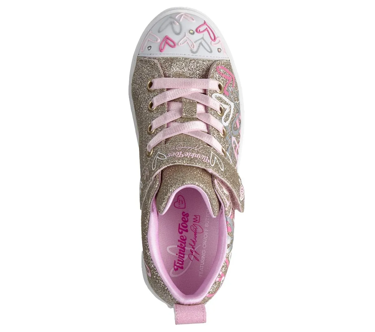 Skechers Twinkle Toes JGoldcrown: Twinkle Sparks – Love Medley 87943472