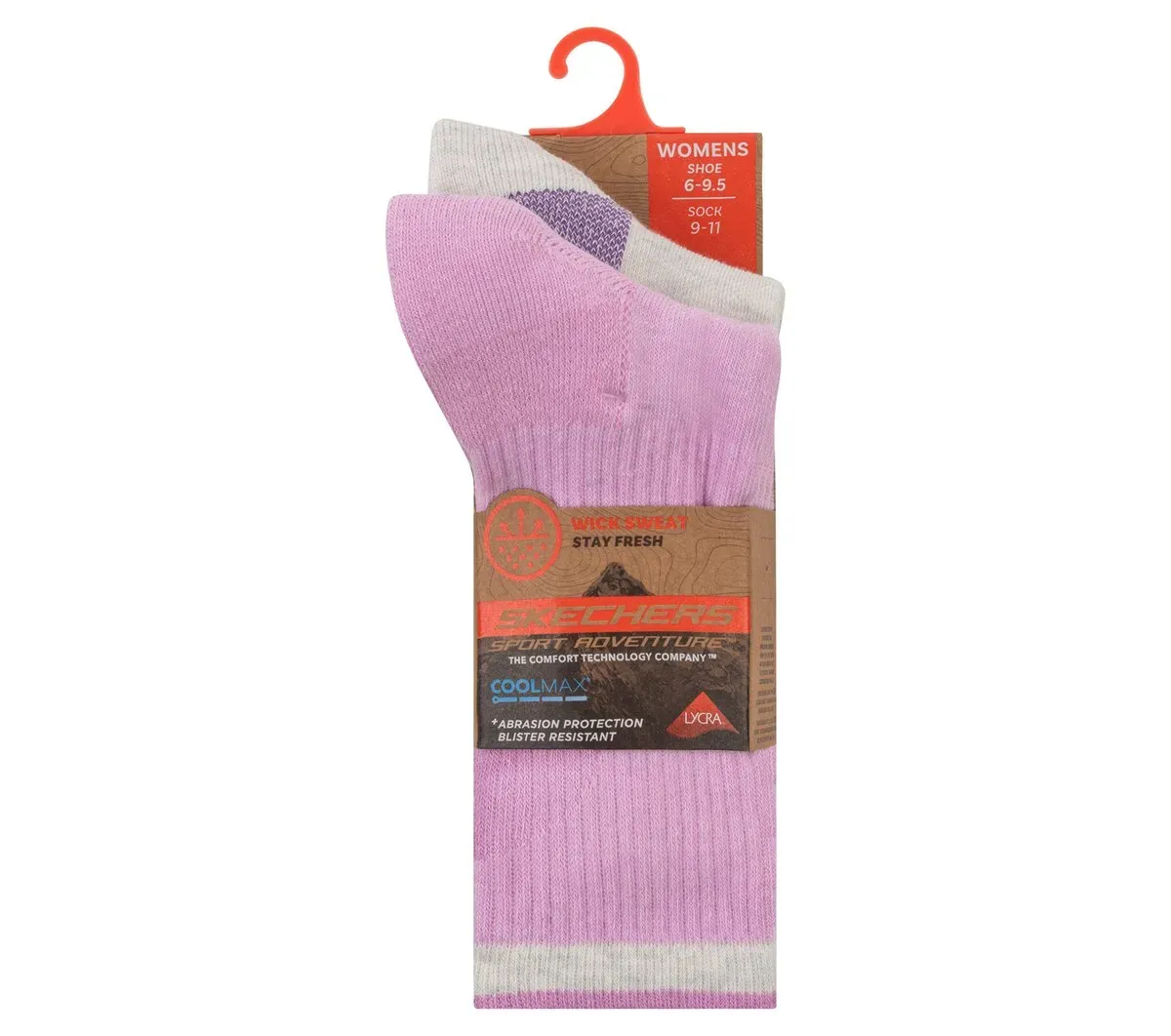 Skechers 2 Pack Women's Crew Trail Socks 87858445