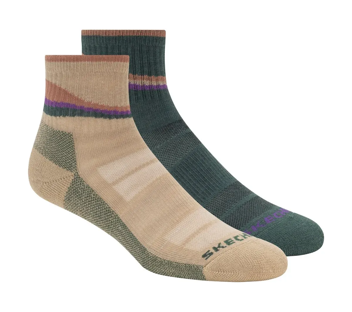 Skechers 2 Pack Women's Trail Quarter Socks 82534829