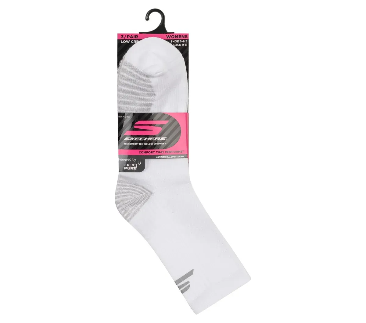 Skechers 3 Pack Women's Half Terry Low Crew Socks 87899874