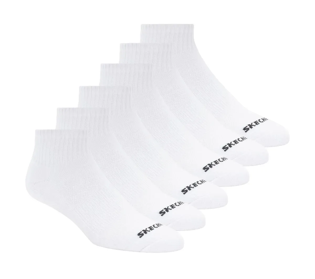 Skechers 6 Pack Core Quarter Medium Socks 92895783
