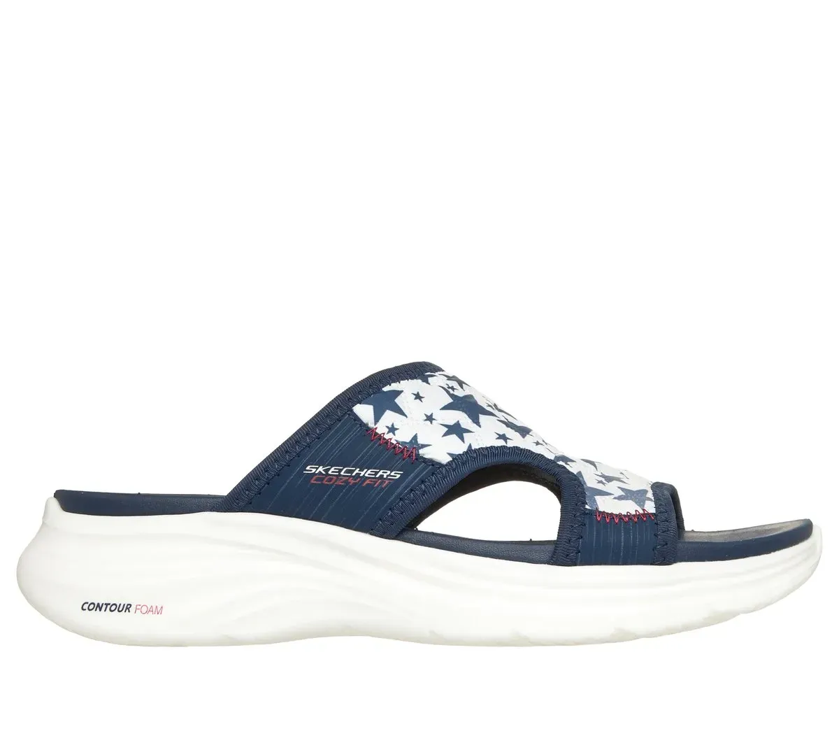 Skechers Contour Foam Sandal – Cozy Fit Americana Aura 44627956