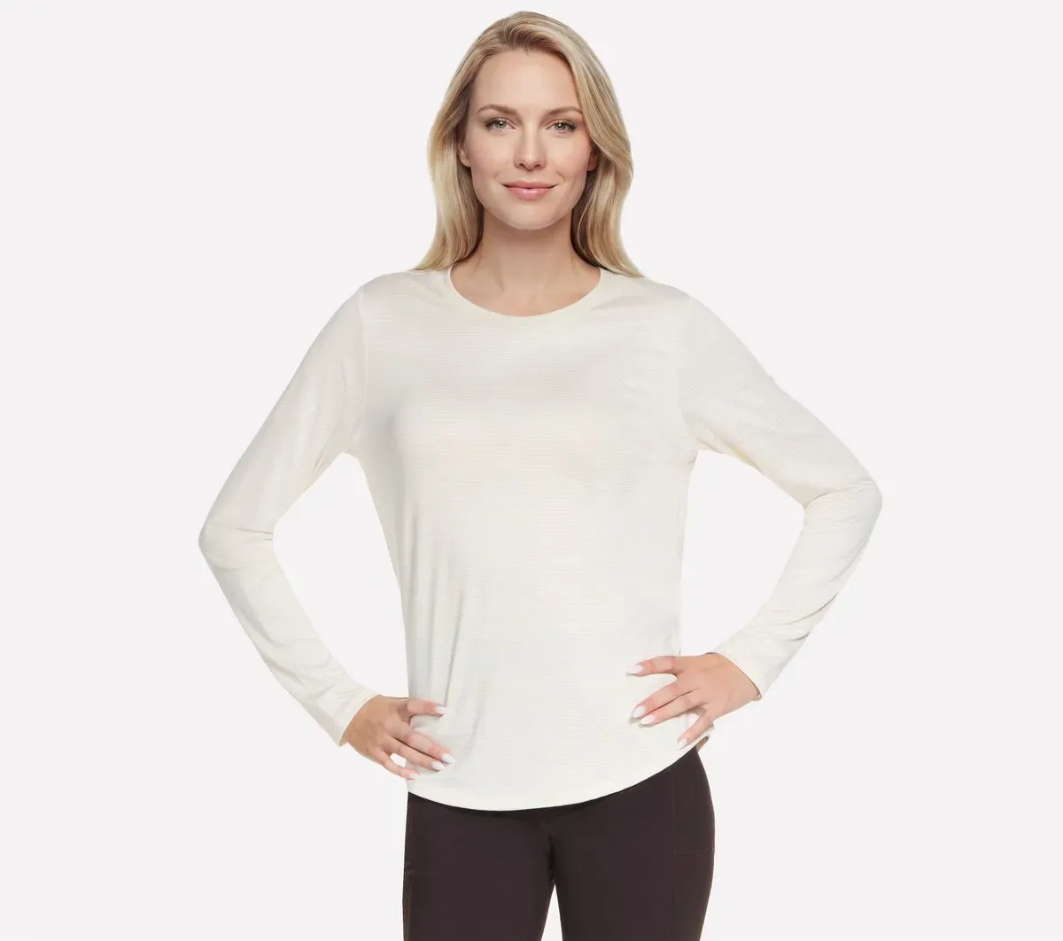 Skechers GO DRI Swift Stripe Long Sleeve Crew 69778972