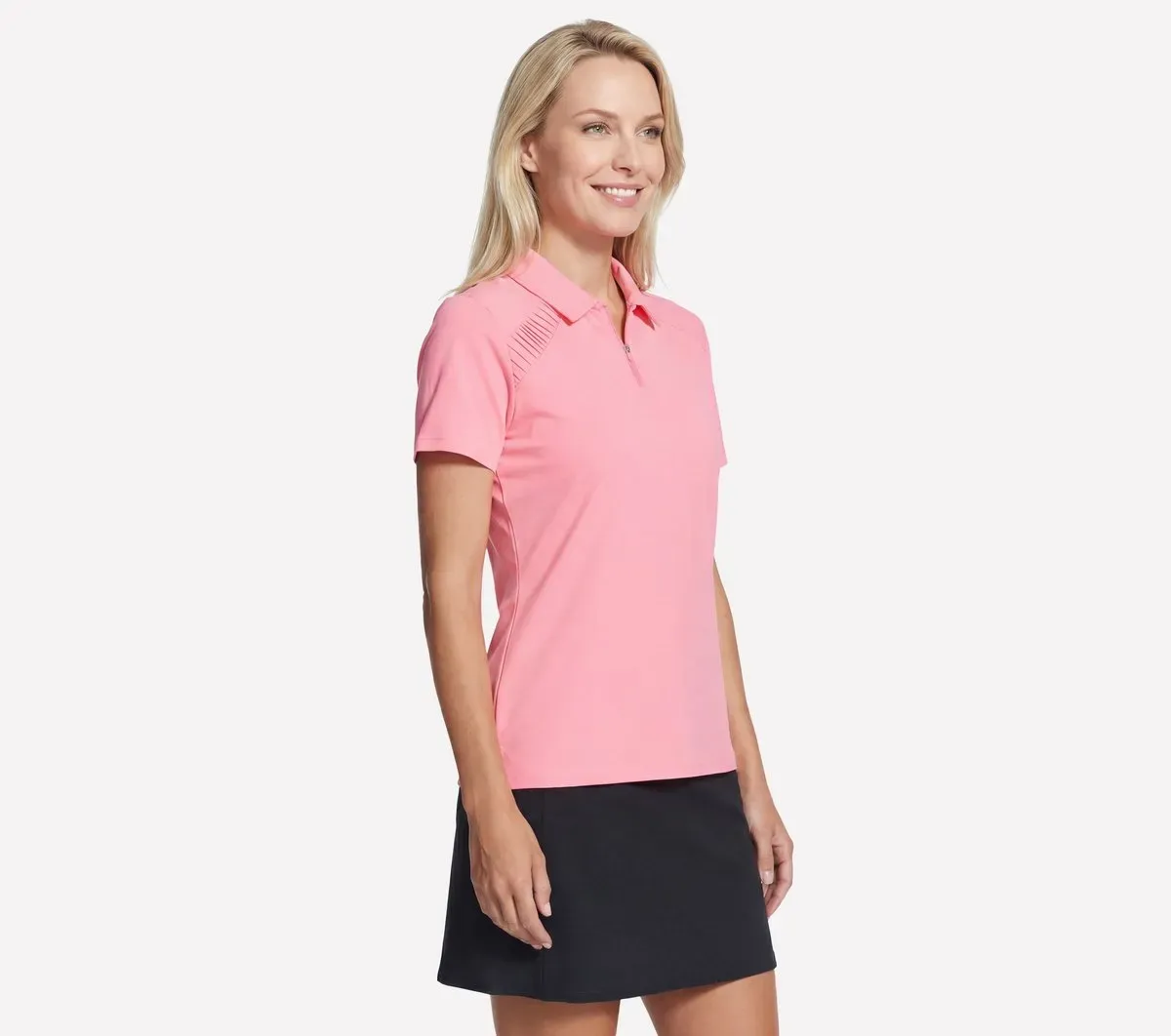 Skechers GO GOLF Short Sleeve Birdie Zip Front Polo 99868918