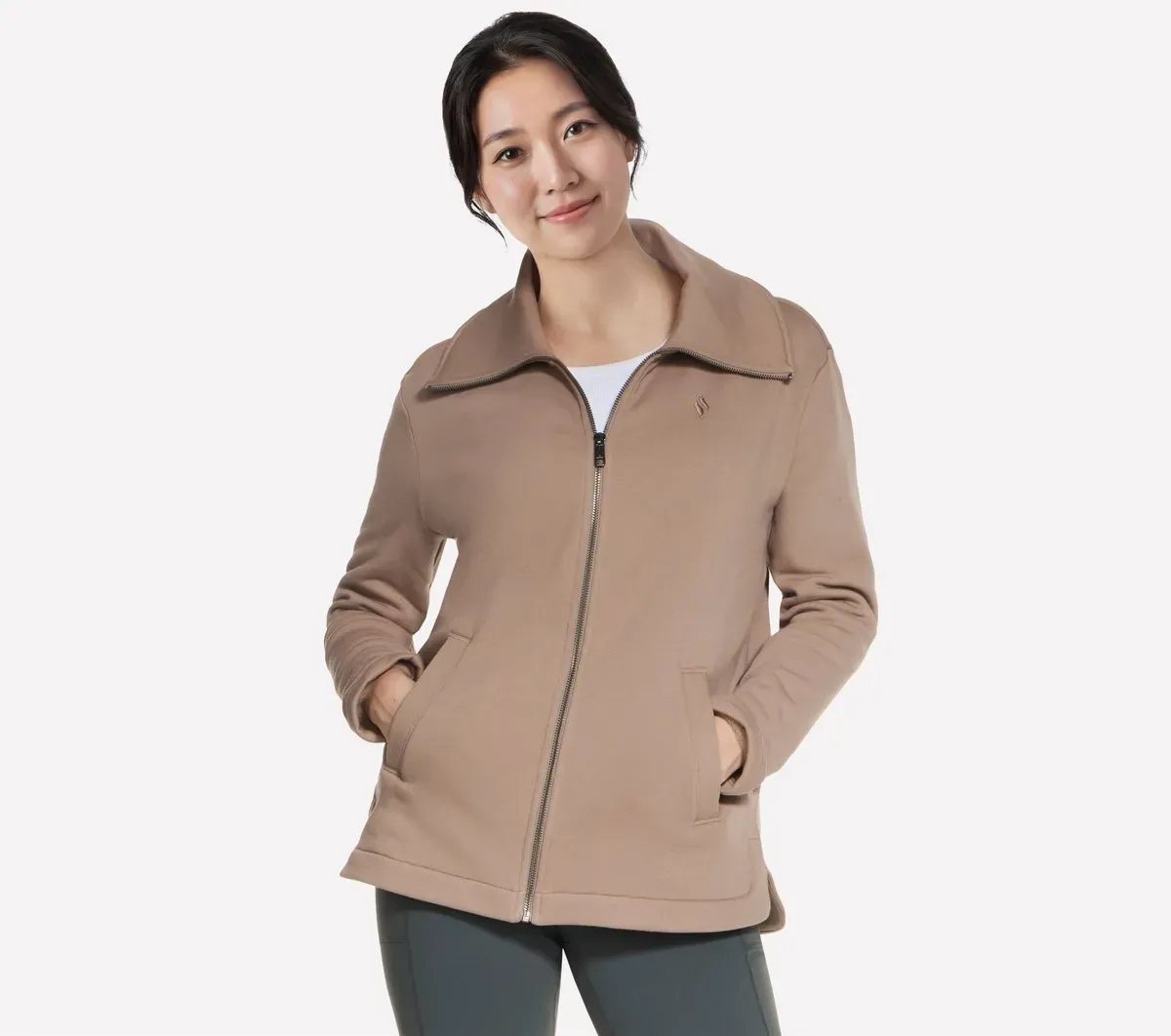Skechers GO SNUGGLE Tunic Full Zip Jacket 66282152