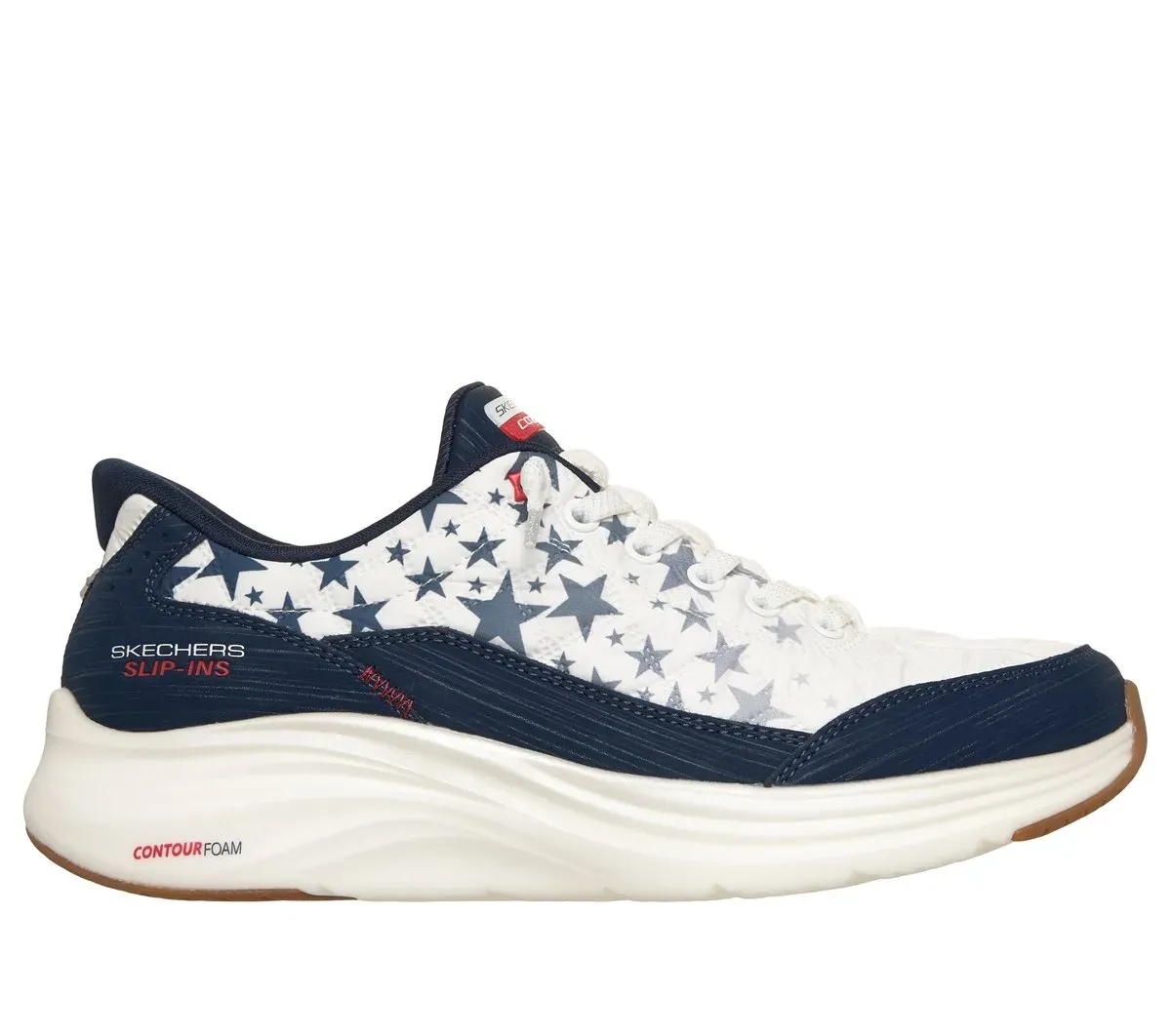 Skechers Slip-ins: Contour Foam - Cozy Fit Star Spangled 17278227 Skechers Slip-ins: Contour Foam – Cozy Fit Star Spangled 17278227