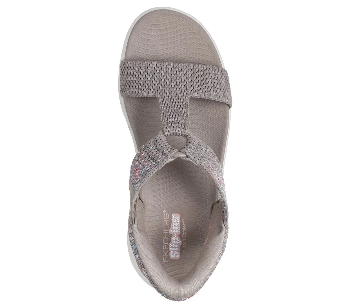 Skechers Slip-ins: GO WALK Massage Fit Sandal – Confetti Sky 61299154