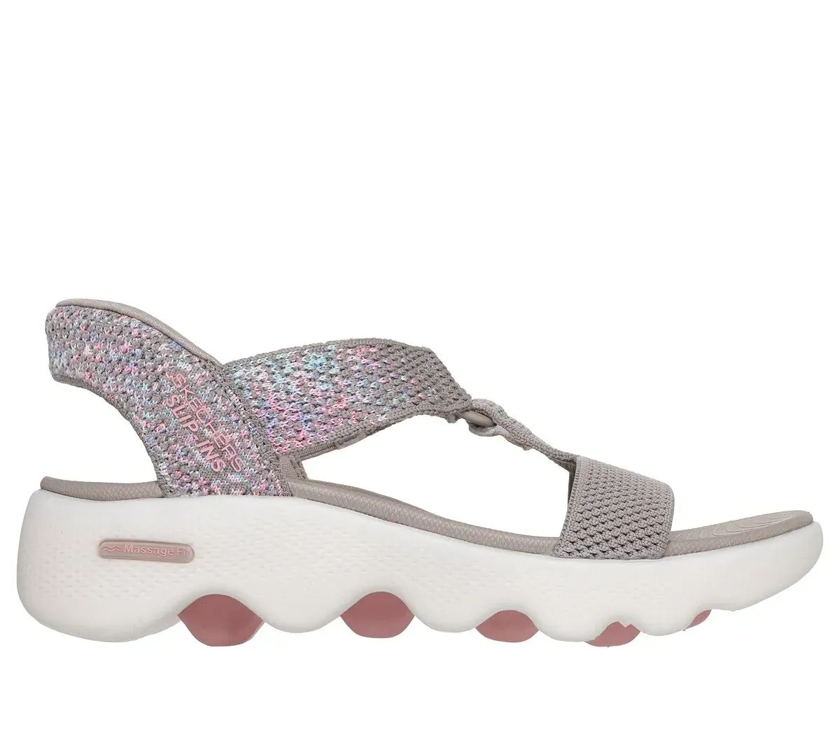Skechers Slip-ins: GO WALK Massage Fit Sandal – Confetti Sky 61299154