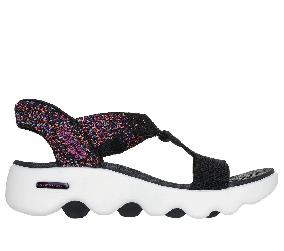 Skechers Slip-ins: GO WALK Massage Fit Sandal - Confetti Sky 87398842 Skechers Slip-ins: GO WALK Massage Fit Sandal – Confetti Sky 87398842
